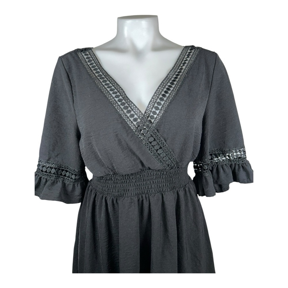 ALMOST FAMOUS Elegant Black Women's Dress Size M - Picture 1 of 5